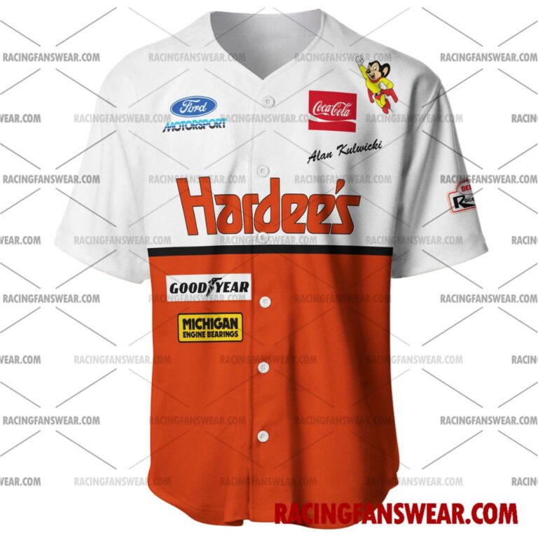 Alan Kulwicki Nascar Racing 1993 Hardees Uniform Apparel Clothes ...