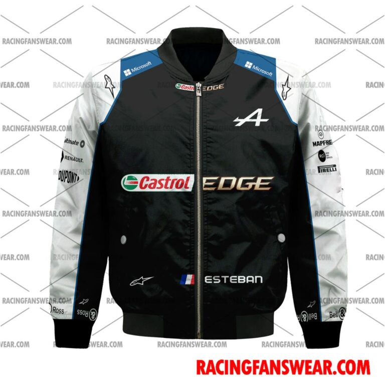 Formula One store - Loyal fans of Esteban Ocon's Bomber Jacket,Unisex Thick Coat,Unisex Sleeveless Hoodie,Unisex Hooded T-Shirt,Kid Sleeveless Hoodie,Kid Hooded T-Shirts,Kid Thick Coat:vintage formula one racing suit,uniform,apparel,shirts,merch,hoodie,jackets,shorts,sweatshirt,outfits,clothes