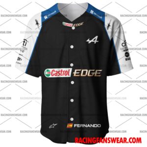 Fernando Alonso Formula Racing 2022 Uniform Clothes Baseball Jersey Hockey Jersey 1 Formula One store - Loyal fans of Fernando Alonso's Unisex Baseball Jerseys,Kid Baseball Jerseys,Youth Baseball Jerseys,Men's Hockey Jerseys,WoMen's Hockey Jerseys,Youth's Hockey Jerseys:vintage formula one racing suit,uniform,apparel,shirts,merch,hoodie,jackets,shorts,sweatshirt,outfits,clothes