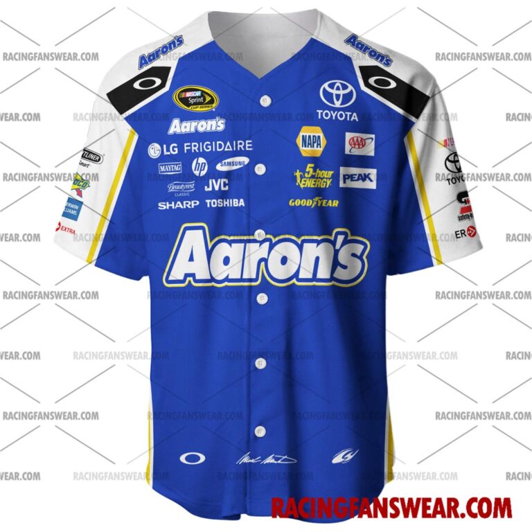 Mark Martin Nascar Racing 2013 Aarons Uniform Apparel Clothes Baseball ...