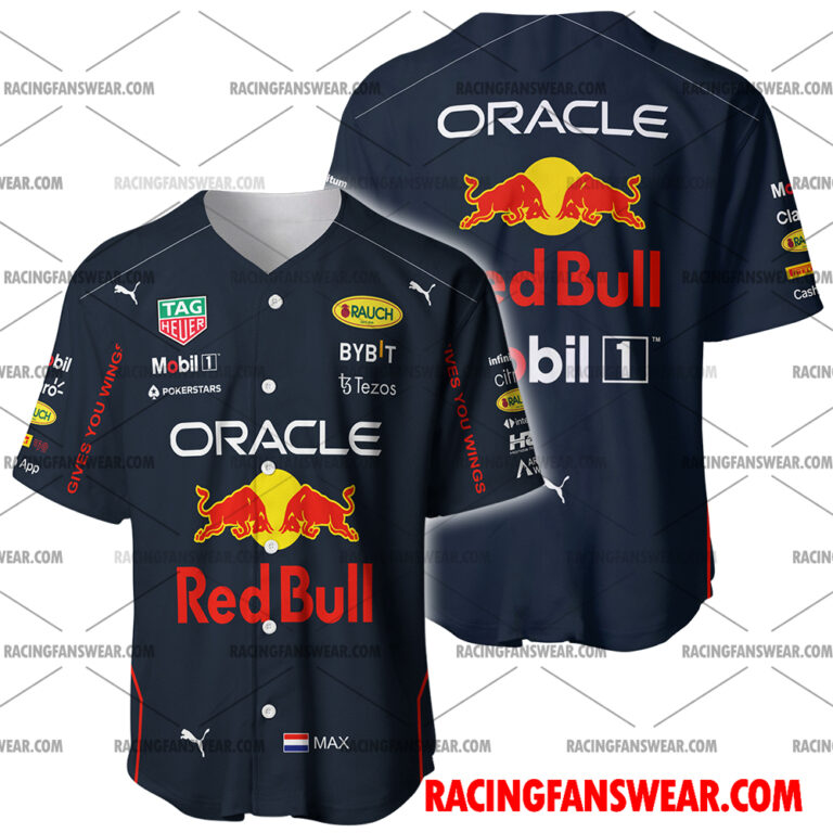 Max Verstappen Formula One Racing 2022 Red Bull Uniform Apparel Clothes ...