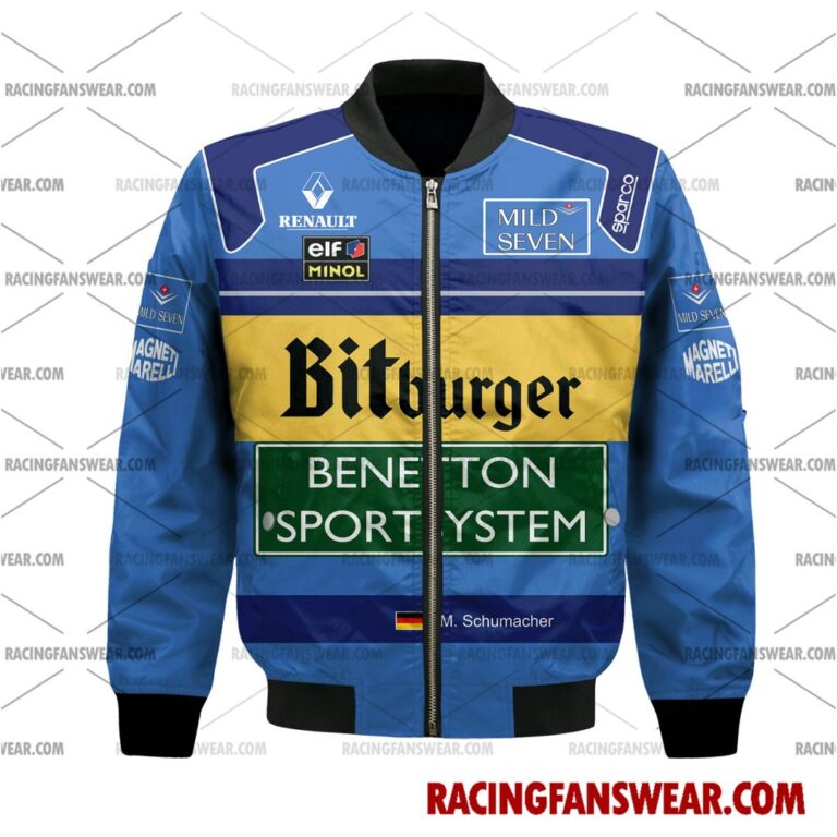 Formula One store - Loyal fans of Michael Schumacher's Bomber Jacket,Unisex Thick Coat,Unisex Sleeveless Hoodie,Unisex Hooded T-Shirt,Kid Sleeveless Hoodie,Kid Hooded T-Shirts,Kid Thick Coat:vintage formula one racing suit,uniform,apparel,shirts,merch,hoodie,jackets,shorts,sweatshirt,outfits,clothes