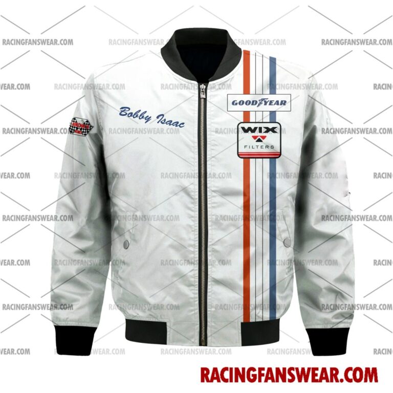 Nascar store - Loyal fans of Bobby Isaac's Bomber Jacket,Unisex Thick Coat,Unisex Sleeveless Hoodie,Unisex Hooded T-Shirt,Kid Sleeveless Hoodie,Kid Hooded T-Shirts,Kid Thick Coat:vintage nascar racing suit,uniform,apparel,shirts,merch,hoodie,jackets,shorts,sweatshirt,outfits,clothes