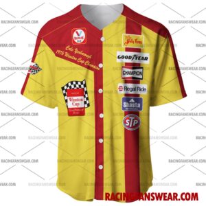Cale Yarborough Nascar Racing 1977 Uniform Apparel Clothes Baseball Jersey Hockey Jersey 1 Nascar store - Loyal fans of Cale Yarborough's Unisex Baseball Jerseys,Kid Baseball Jerseys,Youth Baseball Jerseys,Men's Hockey Jerseys,WoMen's Hockey Jerseys,Youth's Hockey Jerseys:vintage nascar racing suit,uniform,apparel,shirts,merch,hoodie,jackets,shorts,sweatshirt,outfits,clothes