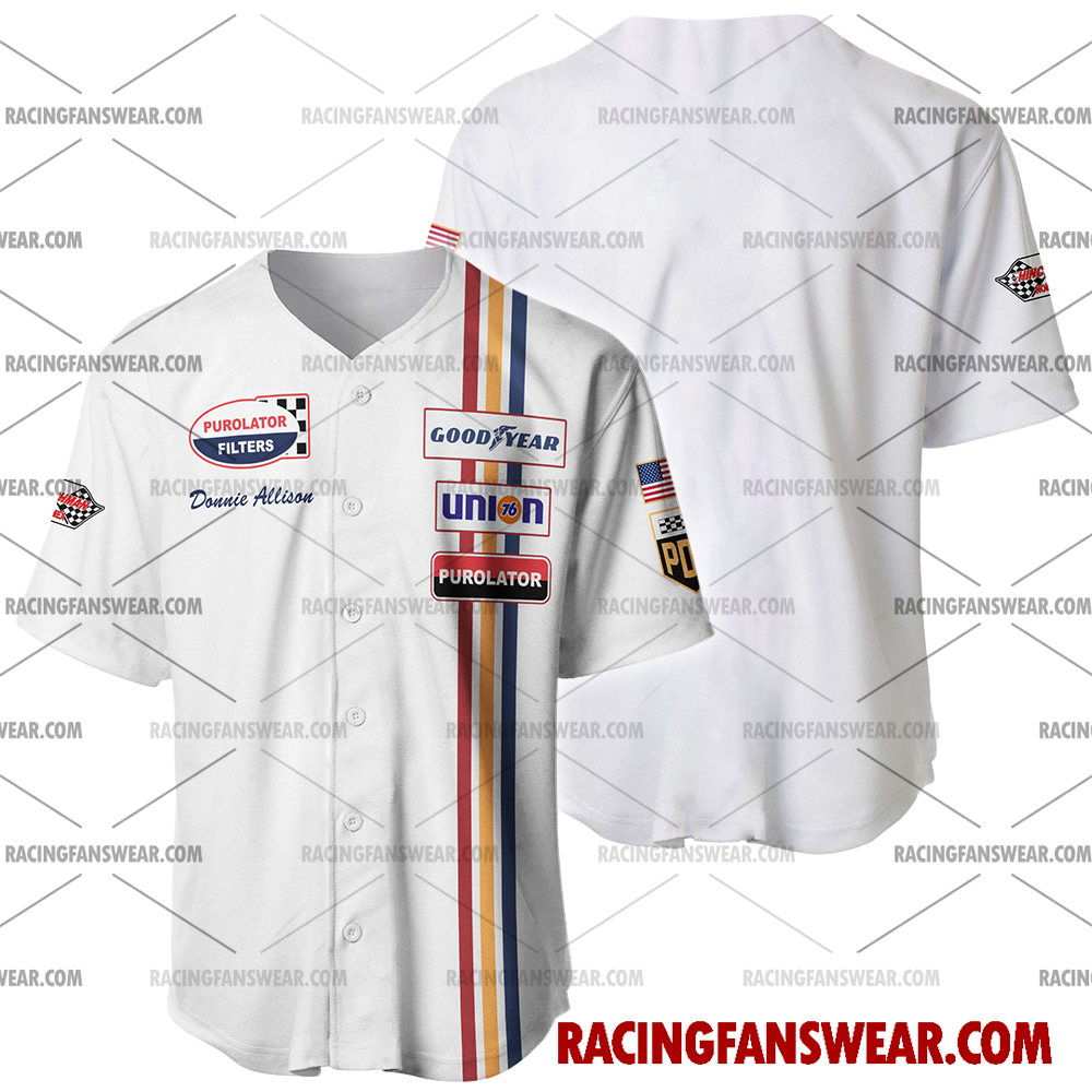 Donnie Allison Nascar Racing 1971 Uniform Apparel Clothes Baseball ...