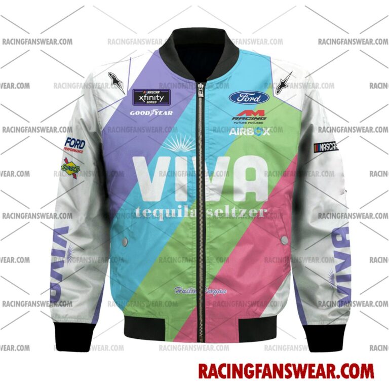 Nascar store - Loyal fans of Hailie Deegan's Bomber Jacket,Unisex Thick Coat,Unisex Sleeveless Hoodie,Unisex Hooded T-Shirt,Kid Sleeveless Hoodie,Kid Hooded T-Shirts,Kid Thick Coat:vintage nascar racing suit,uniform,apparel,shirts,merch,hoodie,jackets,shorts,sweatshirt,outfits,clothes