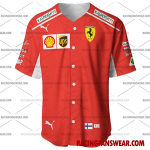 Kimi Räikkönen Formula One Racing 2018 Uniform Apparel Clothes Baseball Jersey Hockey Jersey 1 Formula One store - Loyal fans of Kimi Räikkönen's Unisex Baseball Jerseys,Kid Baseball Jerseys,Youth Baseball Jerseys,Men's Hockey Jerseys,WoMen's Hockey Jerseys,Youth's Hockey Jerseys:vintage formula one racing suit,uniform,apparel,shirts,merch,hoodie,jackets,shorts,sweatshirt,outfits,clothes