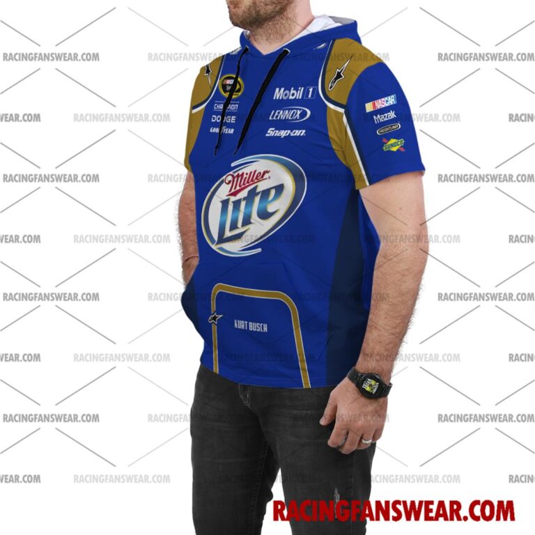 Nascar store - Loyal fans of Kurt Busch's Bomber Jacket,Unisex Thick Coat,Unisex Sleeveless Hoodie,Unisex Hooded T-Shirt,Kid Sleeveless Hoodie,Kid Hooded T-Shirts,Kid Thick Coat:vintage nascar racing suit,uniform,apparel,shirts,merch,hoodie,jackets,shorts,sweatshirt,outfits,clothes