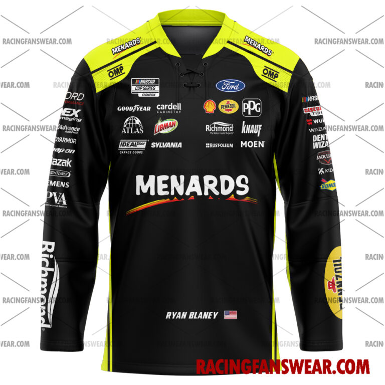 Ryan Blaney Nascar Racing 2024 Team Penske Menards Uniform Apparel ...