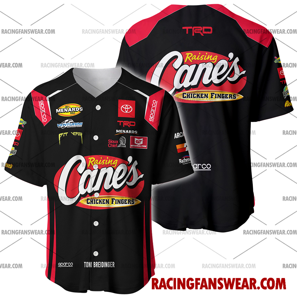 Toni Breidinger Nascar Racing 2023 Toyota Racing Canes Uniform Apparel ...