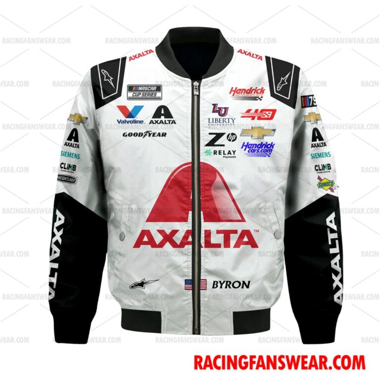 Nascar store - Loyal fans of William Byron's Bomber Jacket,Unisex Thick Coat,Unisex Sleeveless Hoodie,Unisex Hooded T-Shirt,Kid Sleeveless Hoodie,Kid Hooded T-Shirts,Kid Thick Coat:vintage nascar racing suit,uniform,apparel,shirts,merch,hoodie,jackets,shorts,sweatshirt,outfits,clothes