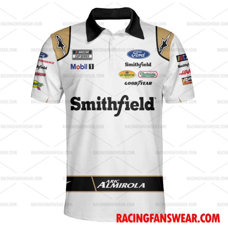 Nascar store - Loyal fans of Aric Almirola's Unisex Hawaiian Shirt,Unisex Polo Shirt,Kid Hawaiian Shirt,Kid Polo Shirt:vintage nascar racing suit,uniform,apparel,shirts,merch,hoodie,jackets,shorts,sweatshirt,outfits,clothes