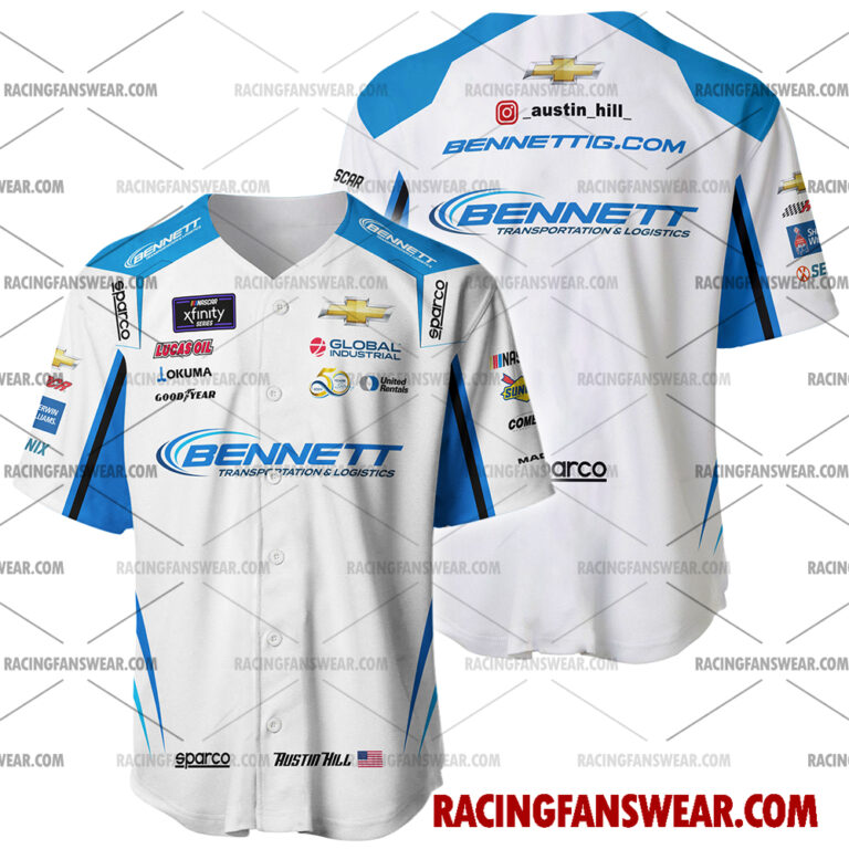 Nascar store - Loyal fans of Austin Hill's Men's Baseball Jersey,Women's Baseball Jersey,Kid's Baseball Jersey,Men's Hockey Jerseys,WoMen's Hockey Jerseys,Youth's Hockey Jerseys:vintage nascar racing suit,uniform,apparel,shirts,merch,hoodie,jackets,shorts,sweatshirt,outfits,clothes