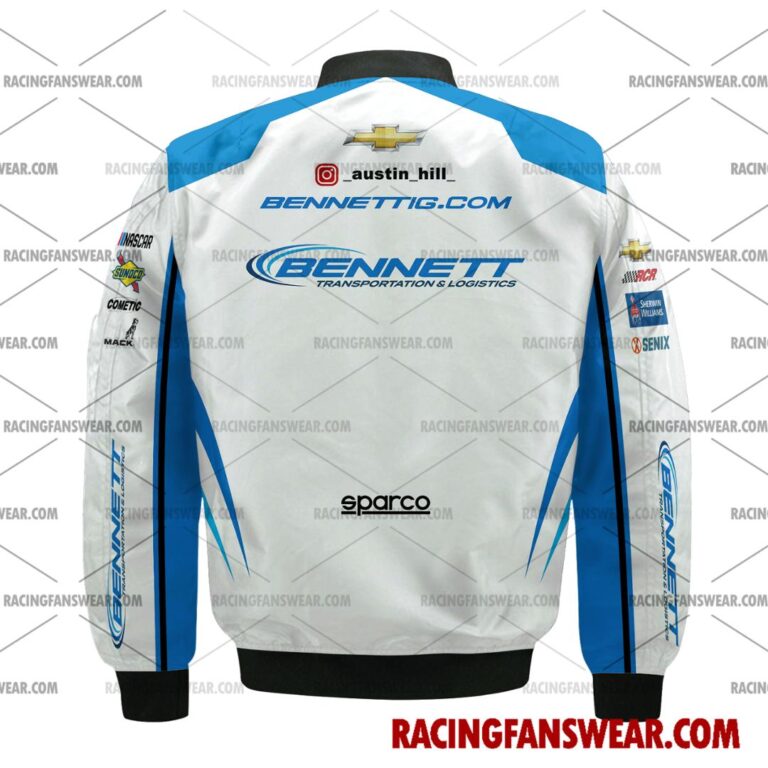 Nascar store - Loyal fans of Austin Hill's Bomber Jacket,Unisex Thick Coat,Unisex Sleeveless Hoodie,Unisex Hooded T-Shirt,Kid Sleeveless Hoodie,Kid Hooded T-Shirts,Kid Thick Coat:vintage nascar racing suit,uniform,apparel,shirts,merch,hoodie,jackets,shorts,sweatshirt,outfits,clothes