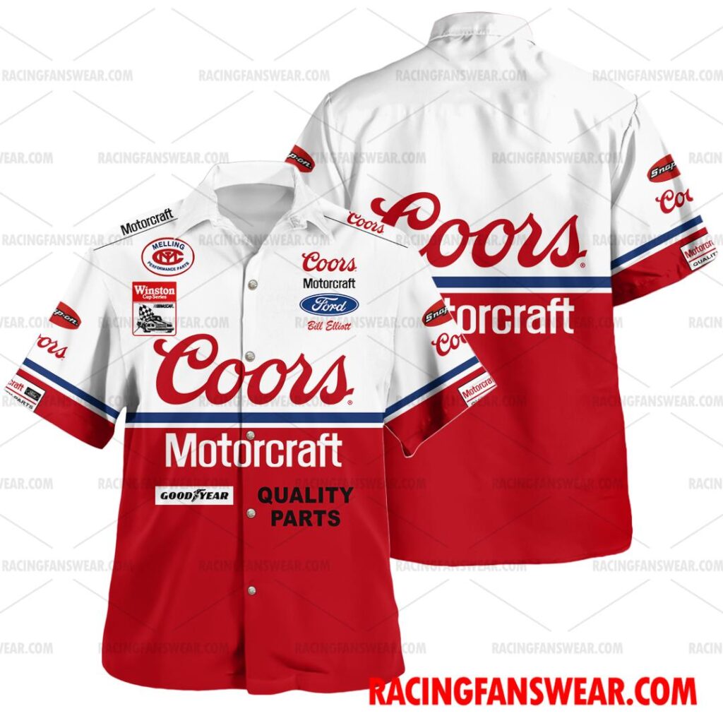 Bill Elliott 1988 Coors Motorcraft Racing Uniform Apparel Clothes ...