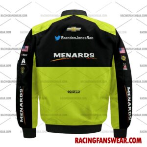 Brandon Jones Nascar Racing 2024 JR Motorsports Menards Uniform Apparel Clothes Bomber Thick Coat Sleeveless Hoodie Hooded T-Shirt 1 Nascar store - Loyal fans of Brandon Jones's Bomber Jacket,Unisex Thick Coat,Unisex Sleeveless Hoodie,Unisex Hooded T-Shirt,Kid Sleeveless Hoodie,Kid Hooded T-Shirts,Kid Thick Coat:vintage nascar racing suit,uniform,apparel,shirts,merch,hoodie,jackets,shorts,sweatshirt,outfits,clothes