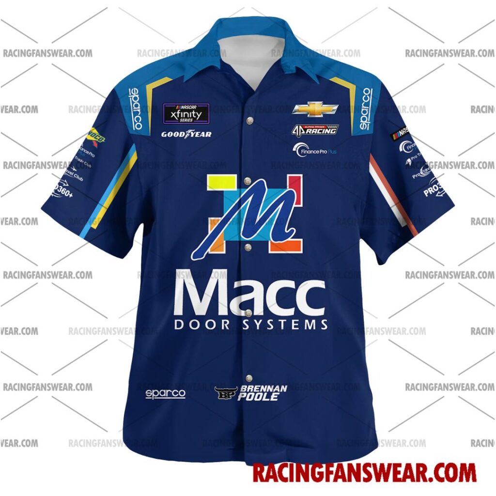 Brennan Poole Nascar Racing 2024 Alpha Prime Racing MACC Uniform ...