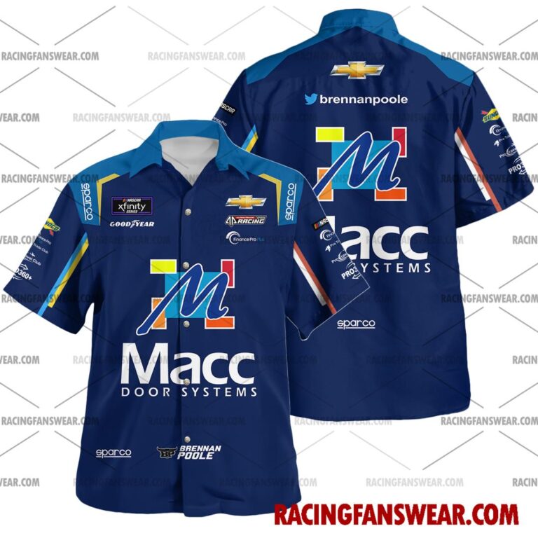 Nascar store - Loyal fans of Brennan Poole's Unisex Hawaiian Shirt,Unisex Polo Shirt,Kid Hawaiian Shirt,Kid Polo Shirt:vintage nascar racing suit,uniform,apparel,shirts,merch,hoodie,jackets,shorts,sweatshirt,outfits,clothes