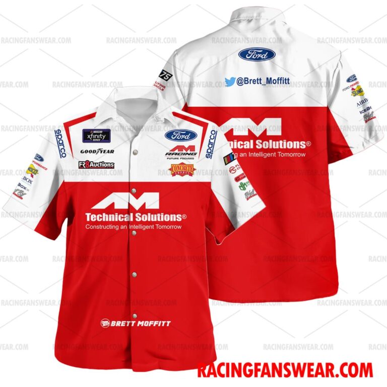 Nascar store - Loyal fans of Brett Moffitt's Unisex Hawaiian Shirt,Unisex Polo Shirt,Kid Hawaiian Shirt,Kid Polo Shirt:vintage nascar racing suit,uniform,apparel,shirts,merch,hoodie,jackets,shorts,sweatshirt,outfits,clothes