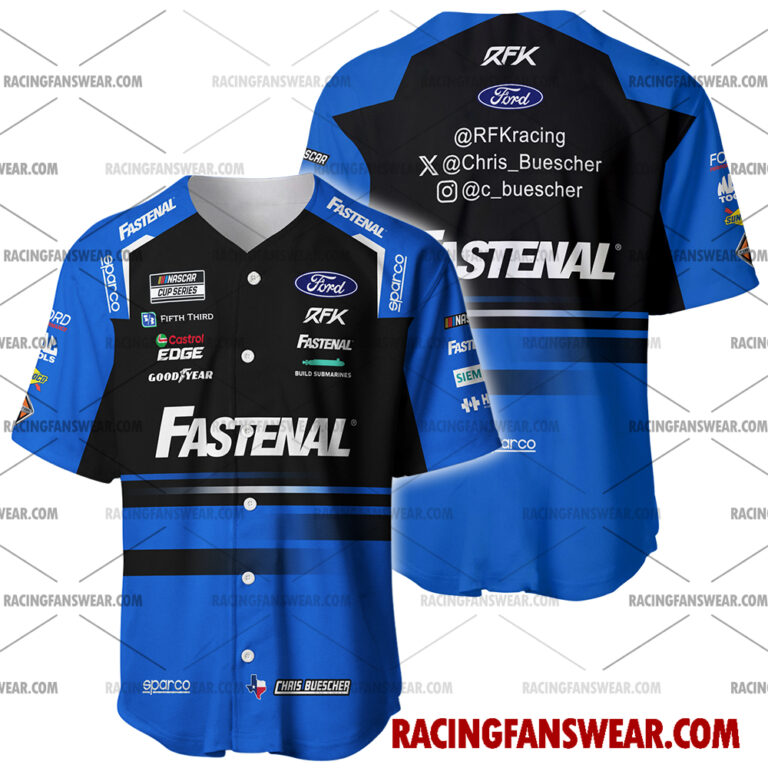 Chris Buescher Nascar Racing 2024 RFK Racing Fastenal Uniform Apparel ...