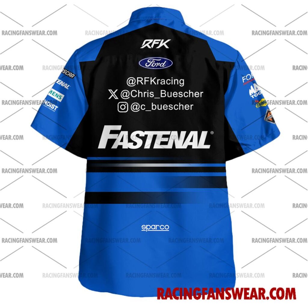 Chris Buescher Nascar Racing 2024 RFK Racing Fastenal Uniform Apparel ...