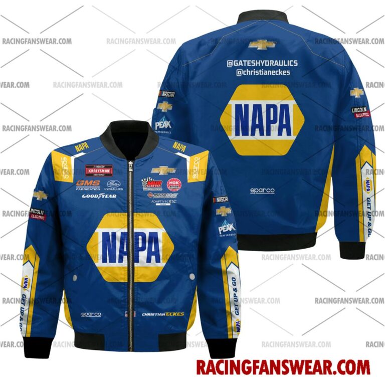 Nascar store - Loyal fans of Christian Eckes's Bomber Jacket,Unisex Thick Coat,Unisex Sleeveless Hoodie,Unisex Hooded T-Shirt,Kid Sleeveless Hoodie,Kid Hooded T-Shirts,Kid Thick Coat:vintage nascar racing suit,uniform,apparel,shirts,merch,hoodie,jackets,shorts,sweatshirt,outfits,clothes