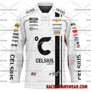 Corey Lajoie Nascar Racing 2024 Spire Motorsports Celsius Uniform Apparel Clothes Baseball Jersey Hockey Jersey 3 Nascar store - Loyal fans of Corey Lajoie's Men's Baseball Jersey,Women's Baseball Jersey,Kid's Baseball Jersey,Men's Hockey Jerseys,WoMen's Hockey Jerseys,Youth's Hockey Jerseys:vintage nascar racing suit,uniform,apparel,shirts,merch,hoodie,jackets,shorts,sweatshirt,outfits,clothes