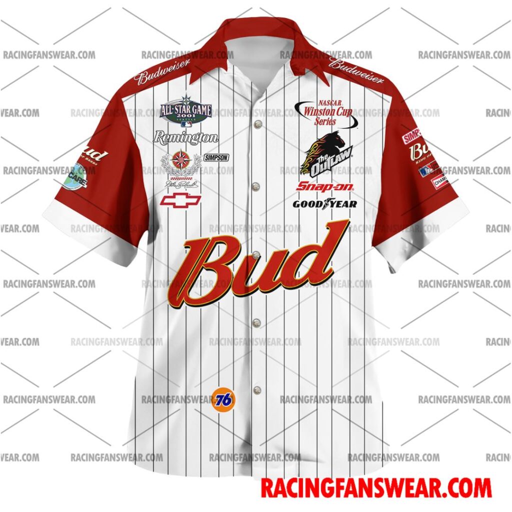 Dale Earnhardt Jr Nascar Racing 2001 Budweiser Uniform Apparel Clothes ...