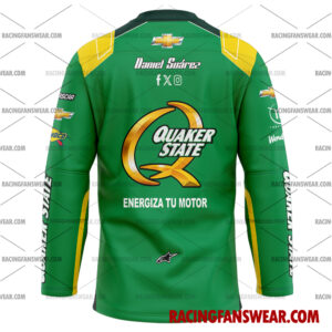 Daniel Suarez Nascar Racing 2024 Trackhouse Racing Quaker State Uniform Apparel Clothes Baseball Jersey Hockey Jersey 4 Nascar store - Loyal fans of Daniel Suarez's Men's Baseball Jersey,Women's Baseball Jersey,Kid's Baseball Jersey,Men's Hockey Jerseys,WoMen's Hockey Jerseys,Youth's Hockey Jerseys:vintage nascar racing suit,uniform,apparel,shirts,merch,hoodie,jackets,shorts,sweatshirt,outfits,clothes