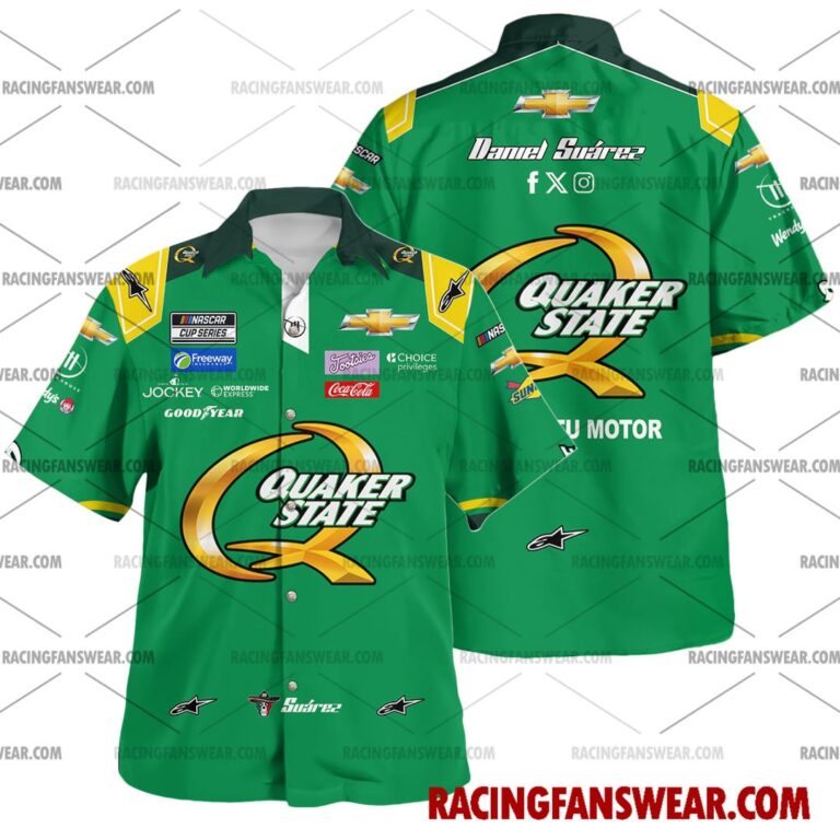 Nascar store - Loyal fans of Daniel Suarez's Unisex Hawaiian Shirt,Unisex Polo Shirt,Kid Hawaiian Shirt,Kid Polo Shirt:vintage nascar racing suit,uniform,apparel,shirts,merch,hoodie,jackets,shorts,sweatshirt,outfits,clothes