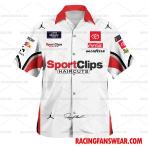 Denny Hamlin Nascar 2023 Racing Uniform Apparel Clothes Hawaiian Polo Shirts 1 Nascar store - Loyal fans of Denny Hamlin's Unisex Hawaiian Shirt,Unisex Polo Shirt,Kid Hawaiian Shirt,Kid Polo Shirt:vintage nascar racing suit,uniform,apparel,shirts,merch,hoodie,jackets,shorts,sweatshirt,outfits,clothes