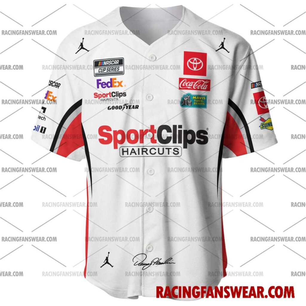 Denny Hamlin Nascar Racing 2024 Winner Joe Gibbs Racing Sport Clips Uniform Apparel Clothes