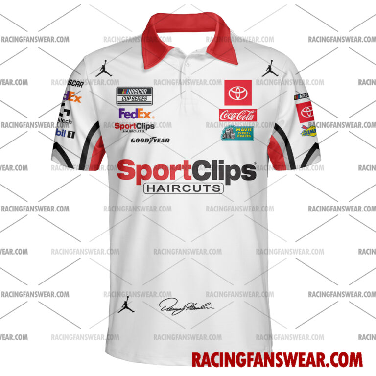 Nascar store - Loyal fans of Denny Hamlin's Unisex Hawaiian Shirt,Unisex Polo Shirt,Kid Hawaiian Shirt,Kid Polo Shirt:vintage nascar racing suit,uniform,apparel,shirts,merch,hoodie,jackets,shorts,sweatshirt,outfits,clothes