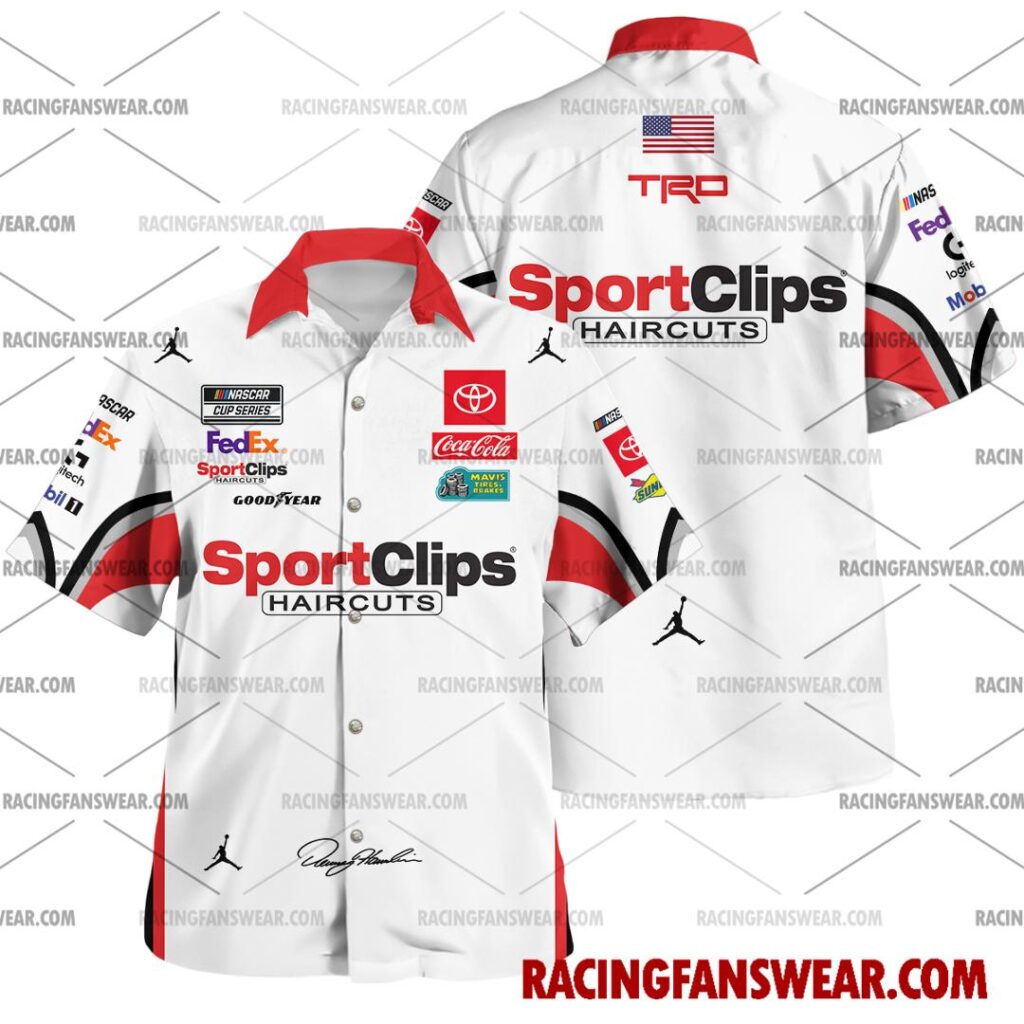 Denny Hamlin Nascar Racing 2024 Winner Joe Gibbs Racing Sport Clips Uniform Apparel Clothes