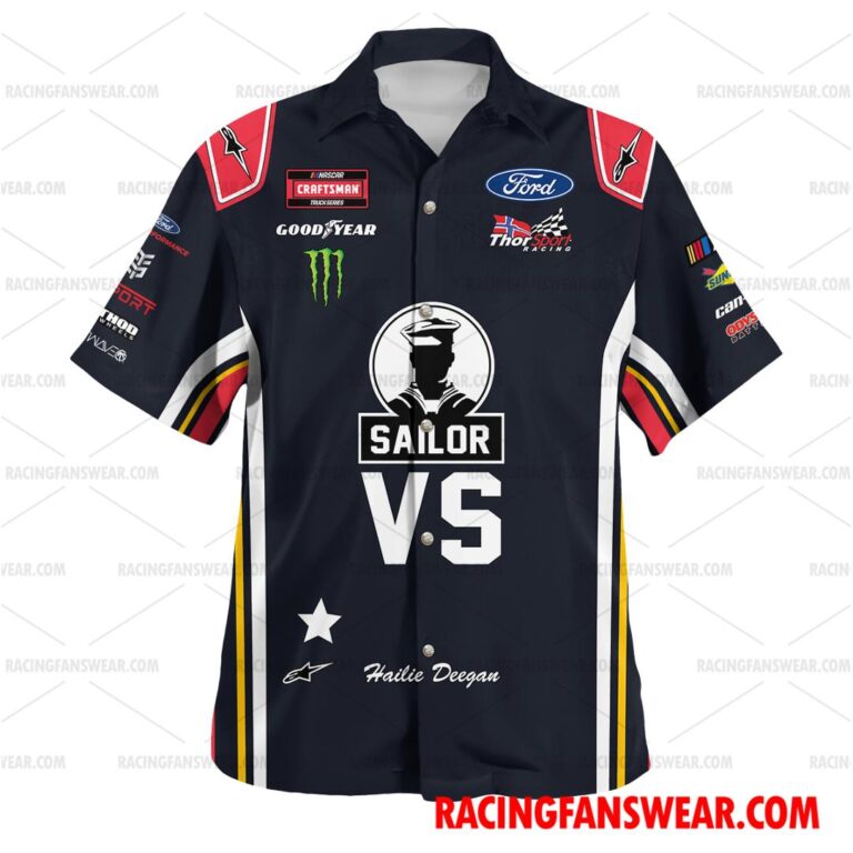 Nascar store - Loyal fans of Hailie Deegan's Unisex Hawaiian Shirt,Unisex Polo Shirt,Kid Hawaiian Shirt,Kid Polo Shirt:vintage nascar racing suit,uniform,apparel,shirts,merch,hoodie,jackets,shorts,sweatshirt,outfits,clothes