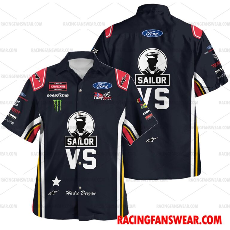 Nascar store - Loyal fans of Hailie Deegan's Unisex Hawaiian Shirt,Unisex Polo Shirt,Kid Hawaiian Shirt,Kid Polo Shirt:vintage nascar racing suit,uniform,apparel,shirts,merch,hoodie,jackets,shorts,sweatshirt,outfits,clothes