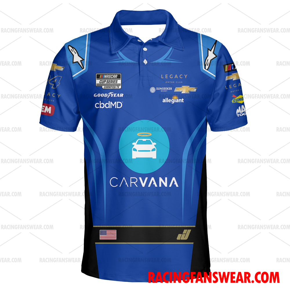 Jimmie Johnson Nascar 2023 Carvana Racing Suit Uniform Apparel Clothes ...