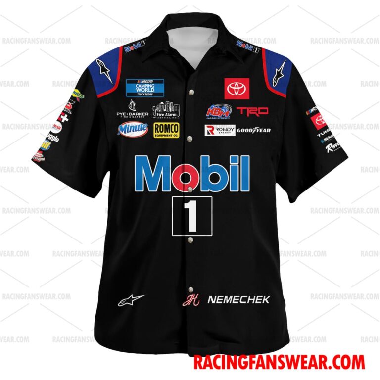 Nascar store - Loyal fans of John Hunter Nemechek's Unisex Hawaiian Shirt,Unisex Polo Shirt,Kid Hawaiian Shirt,Kid Polo Shirt:vintage nascar racing suit,uniform,apparel,shirts,merch,hoodie,jackets,shorts,sweatshirt,outfits,clothes