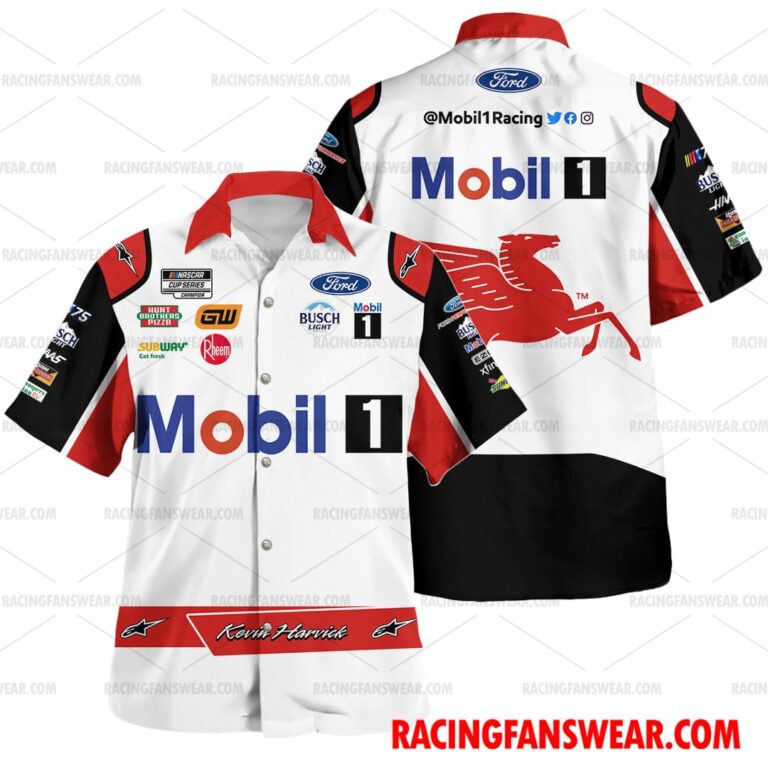 Kevin Harvick Nascar 2023 Mobil 1 Racing Suit Uniform Apparel Clothes ...