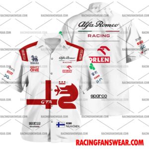 Formula One store - Loyal fans of Kimi Raikkonen's Unisex Hawaiian Shirt,Unisex Polo Shirt,Kid Hawaiian Shirt,Kid Polo Shirt:vintage formula one racing suit,uniform,apparel,shirts,merch,hoodie,jackets,shorts,sweatshirt,outfits,clothes