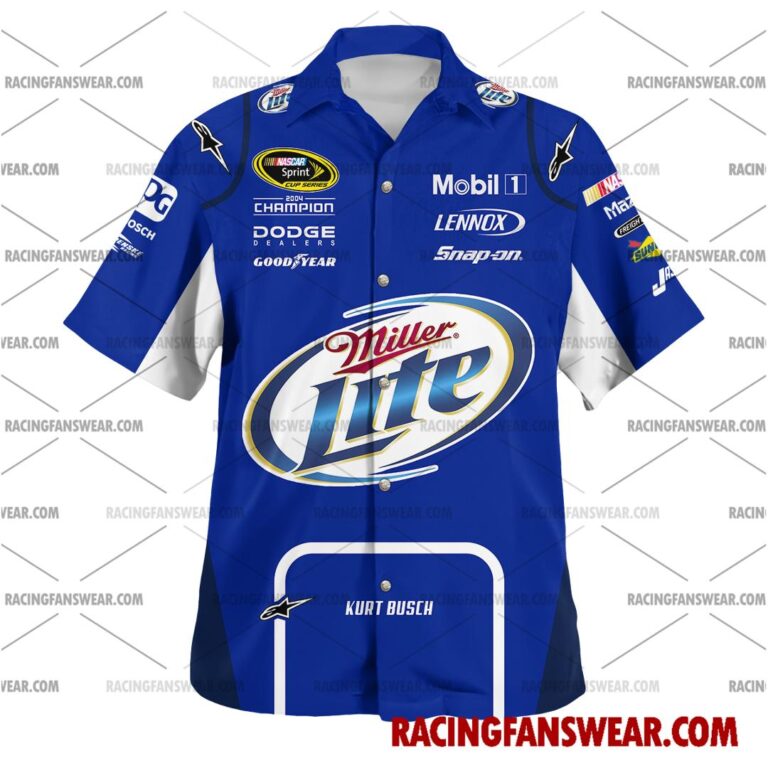 Nascar store - Loyal fans of Kurt Busch's Unisex Hawaiian Shirt,Unisex Polo Shirt,Kid Hawaiian Shirt,Kid Polo Shirt:vintage nascar racing suit,uniform,apparel,shirts,merch,hoodie,jackets,shorts,sweatshirt,outfits,clothes