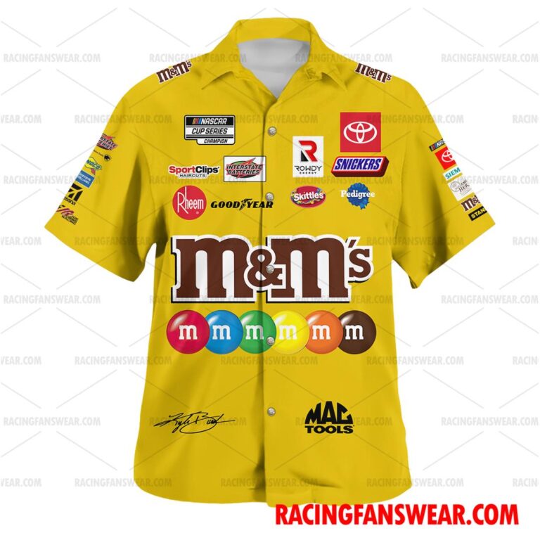 Nascar store - Loyal fans of Kyle Busch's Unisex Hawaiian Shirt,Unisex Polo Shirt,Kid Hawaiian Shirt,Kid Polo Shirt:vintage nascar racing suit,uniform,apparel,shirts,merch,hoodie,jackets,shorts,sweatshirt,outfits,clothes