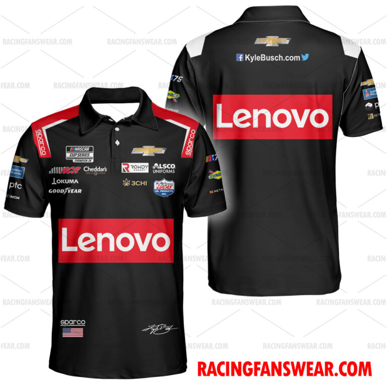 Kyle Busch Nascar 2023 Lenovo Racing Uniform Apparel Clothes Hawaiian ...