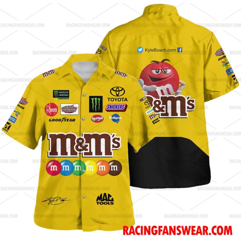 Nascar store - Loyal fans of Kyle Busch's Unisex Hawaiian Shirt,Unisex Polo Shirt,Kid Hawaiian Shirt,Kid Polo Shirt:vintage nascar racing suit,uniform,apparel,shirts,merch,hoodie,jackets,shorts,sweatshirt,outfits,clothes