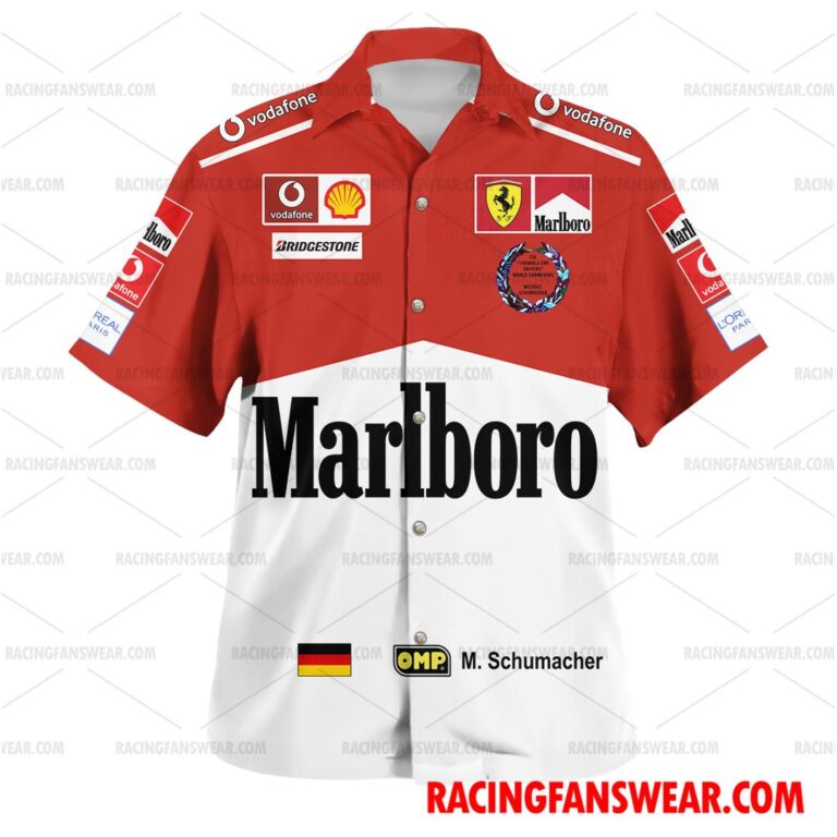 Nascar store - Loyal fans of Michael Schumacher's Unisex Hawaiian Shirt,Unisex Polo Shirt,Kid Hawaiian Shirt,Kid Polo Shirt:vintage nascar racing suit,uniform,apparel,shirts,merch,hoodie,jackets,shorts,sweatshirt,outfits,clothes