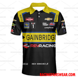 Nascar store - Loyal fans of Nick Sanchez's Unisex Hawaiian Shirt,Unisex Polo Shirt,Kid Hawaiian Shirt,Kid Polo Shirt:vintage nascar racing suit,uniform,apparel,shirts,merch,hoodie,jackets,shorts,sweatshirt,outfits,clothes