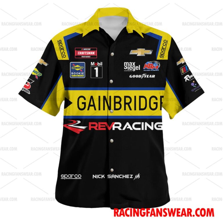 Nascar store - Loyal fans of Nick Sanchez's Unisex Hawaiian Shirt,Unisex Polo Shirt,Kid Hawaiian Shirt,Kid Polo Shirt:vintage nascar racing suit,uniform,apparel,shirts,merch,hoodie,jackets,shorts,sweatshirt,outfits,clothes