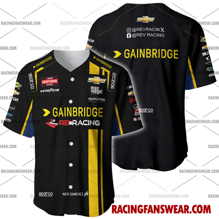 Nick Sanchez Nascar Racing 2024 Rev Racing Gainbridge Uniform Apparel ...