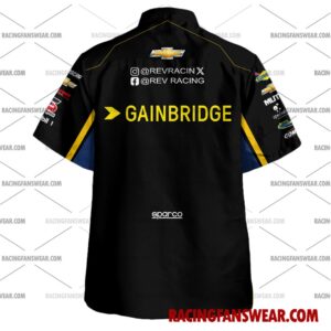Nick Sanchez Nascar Racing 2024 Rev Racing Gainbridge Uniform Apparel Clothes Hawaiian Polo Shirts 2 Nascar store - Loyal fans of Nick Sanchez's Unisex Hawaiian Shirt,Unisex Polo Shirt,Kid Hawaiian Shirt,Kid Polo Shirt:vintage nascar racing suit,uniform,apparel,shirts,merch,hoodie,jackets,shorts,sweatshirt,outfits,clothes