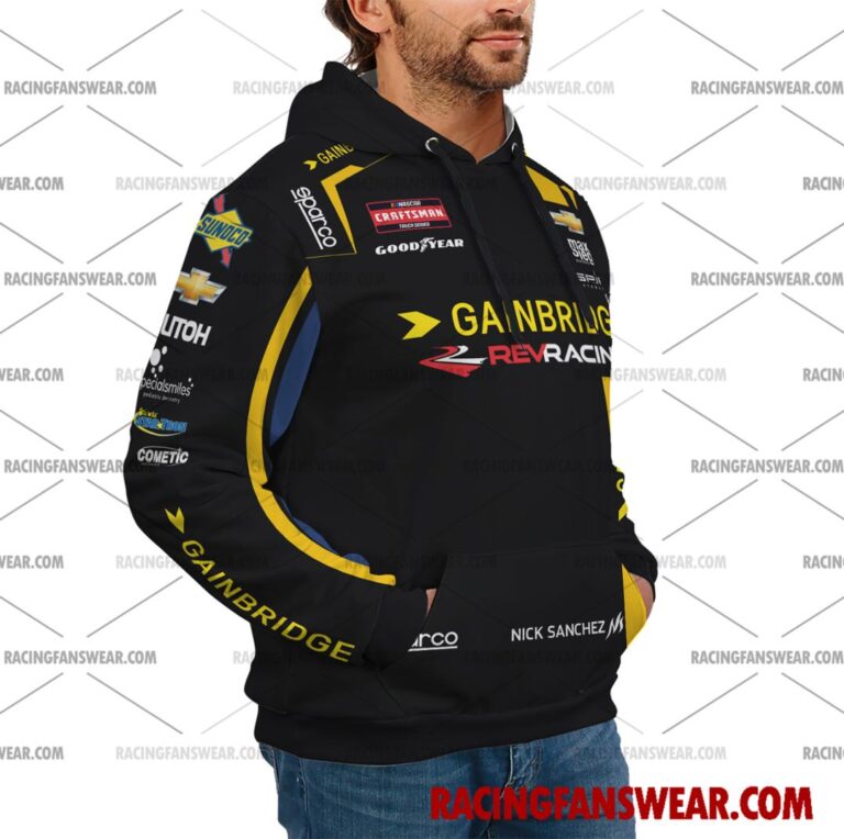 Nascar store - Loyal fans of Nick Sanchez's Unisex Hoodie,Unisex Pop Top Hoodie,Unisex Zip Hoodie,Unisex T-Shirt,Unisex Sweatshirt,Unisex Long Pants,Kid Hoodie,Kid Zip Hoodie,Kid T-Shirt,Kid Sweatshirt,Kid Long Pants:vintage nascar racing suit,uniform,apparel,shirts,merch,hoodie,jackets,shorts,sweatshirt,outfits,clothes